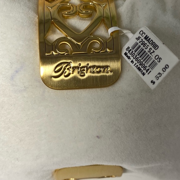 REDUCED Brighton Christo Madrid Narrow Gold Cuff Bracelet NWT - Picture 3 of 6